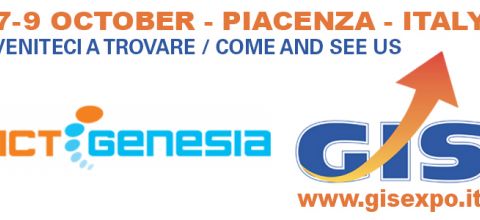 7-9 ottobre 2021: vi aspettiamo al GisExpo di Piacenza